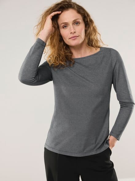 Wärmendes Shirt Schwarz