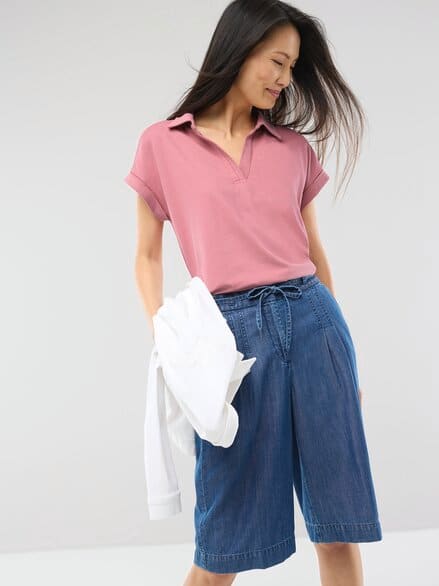 Poloshirt Edelmodal Rosenholz Poloshirt Edelmodal Rosenholz