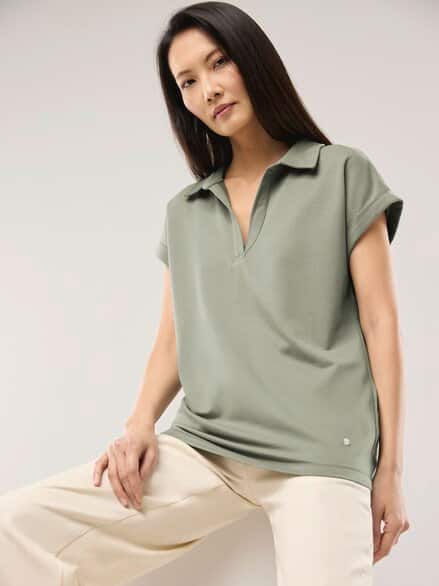 Poloshirt Edelmodal Khaki