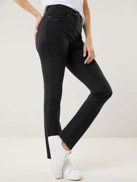 Extraglatt Baumwollhose Schwarz Extraglatt Baumwollhose Schwarz