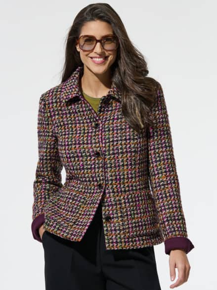 Boucle-Blazer Multicolor