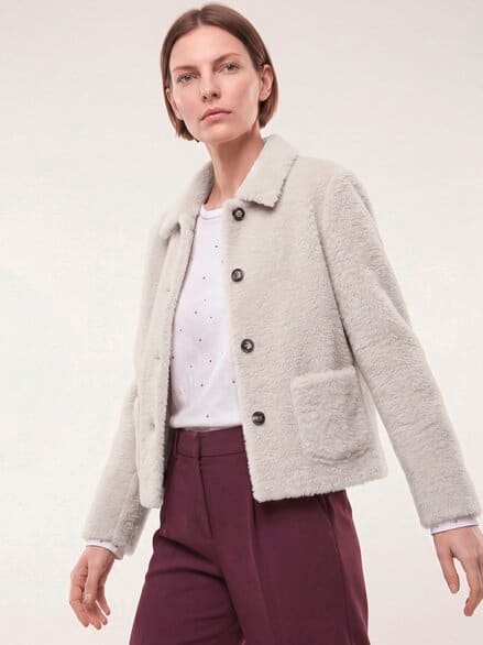 Flauschige Jacke Kitt Flauschige Jacke Kitt