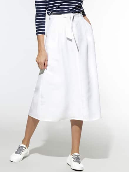 Midirock Leinenmix Weiß Midirock Leinenmix Weiß