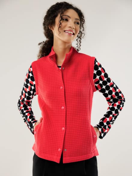 Struktur Jerseyweste Signalrot Struktur Jerseyweste Signalrot