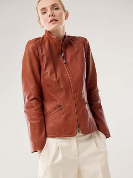 Lammnappa-Jacke Zimt Lammnappa-Jacke Zimt