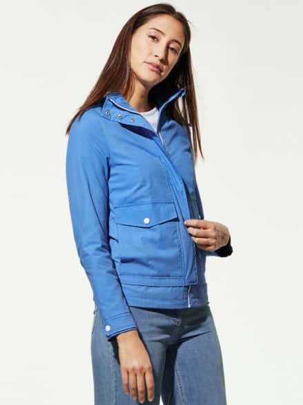 Kurzjacke Layering Königsblau