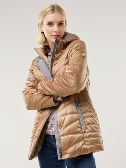 Aquastop Steppjacke Auszeit Toffee