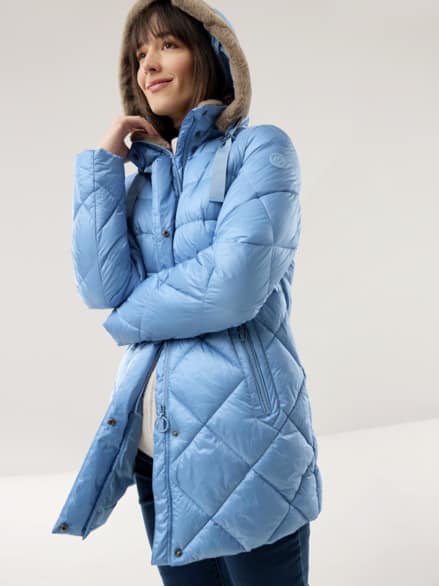 Steppjacke Kuschelkragen Ozeanblau Steppjacke Kuschelkragen Ozeanblau