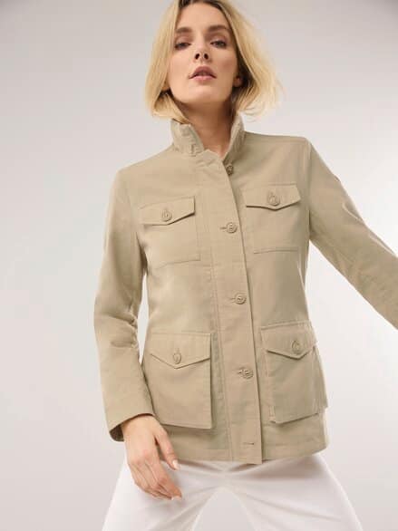 Cotton Fieldjacket Sand