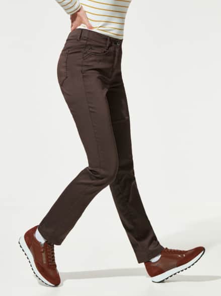 Yoga-Jeans Ultrastretch Kaffeebraun Yoga-Jeans Ultrastretch Kaffeebraun