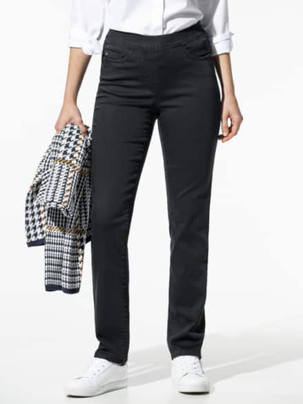 Yoga-Schlupfjeans Black