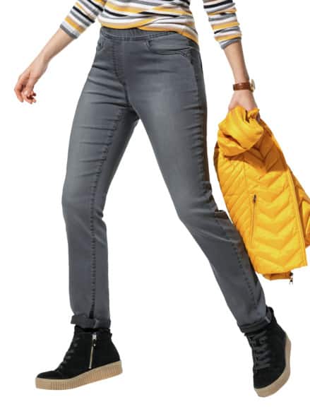Yoga-Schlupfjeans Mid Grey Yoga-Schlupfjeans Mid Grey
