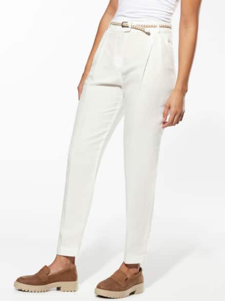 Leinenmix Chino Creme Leinenmix Chino Creme