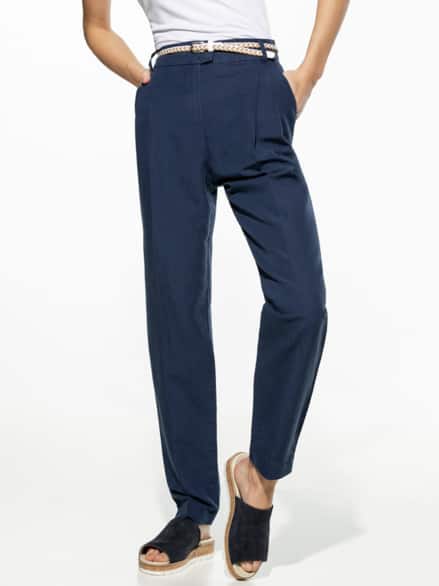 Leinenmix Chino Marine