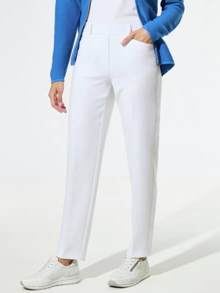 Koffer-Schlupfhose Weiß