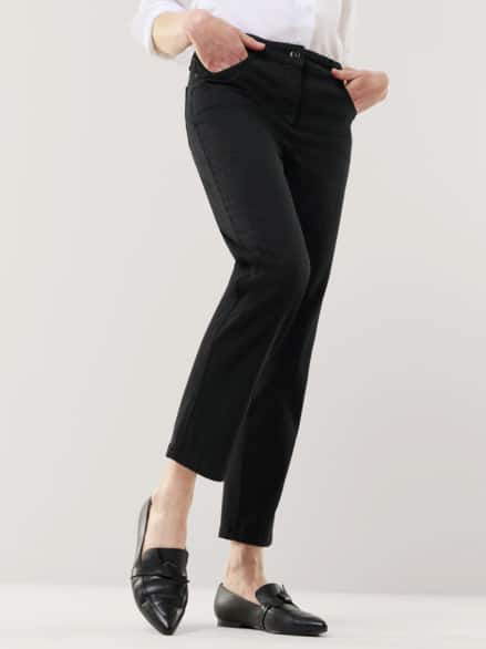 7/8-Baumwollhose Figurwunder Slim F Schwarz 7/8-Baumwollhose Figurwunder Slim F Schwarz