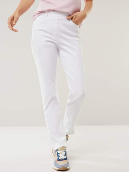 Five Pocket Schlupfhose Weiß Five Pocket Schlupfhose Weiß