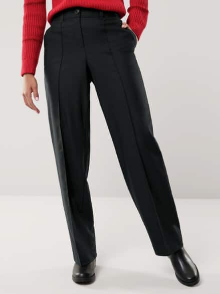 Premium Marlenehose Schwarz