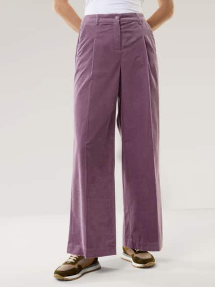 Premium Marlene Cordhose Mauve