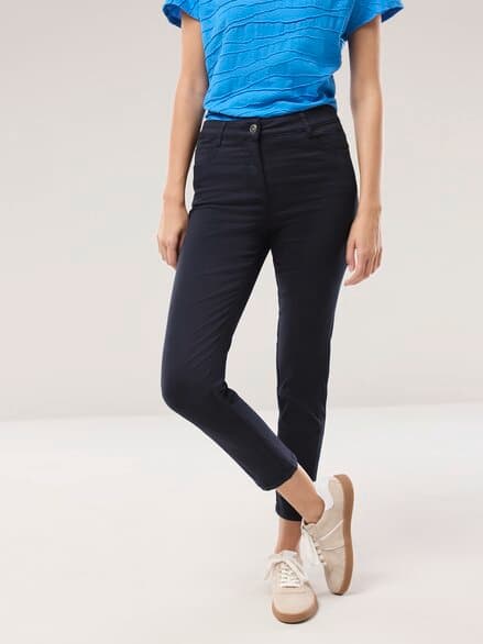 7/8-Baumwollhose Figurwunder Slim F Nachtblau 7/8-Baumwollhose Figurwunder Slim F Nachtblau