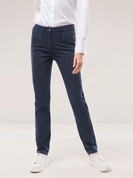 Powerstretch-Baumwollhose Nachtblau Powerstretch-Baumwollhose Nachtblau