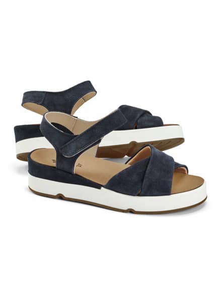 Kreuzriemen Sandale Marine Kreuzriemen Sandale Marine