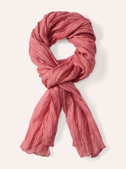 Seidenschal Rosenholz