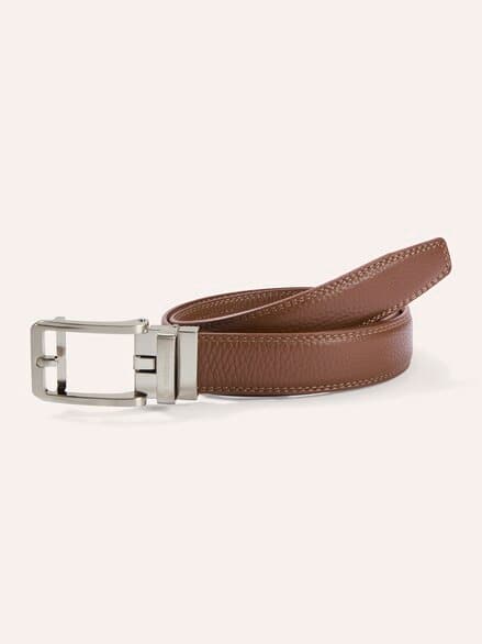 Leder Automatic Gürtel Praline