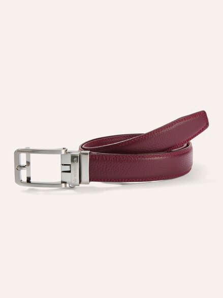 Leder Automatic Gürtel Merlot Leder Automatic Gürtel Merlot