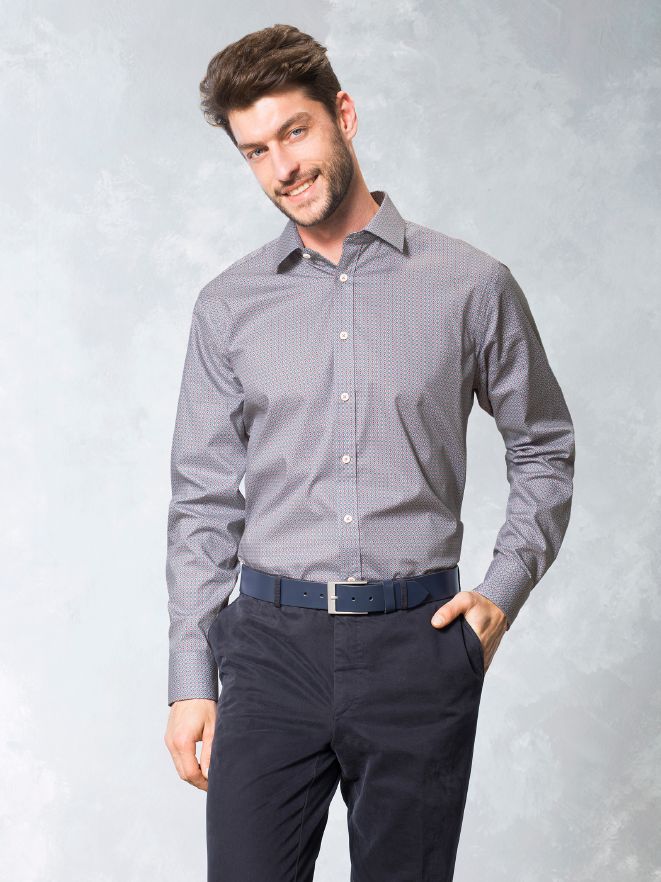 Easycare-Print-Hemd Naturstretch Easycare-Print-Hemd Naturstretch