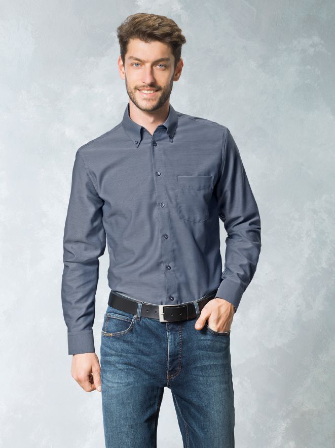 Extraglatt-Hemd Herbsttwill Extraglatt-Hemd Herbsttwill