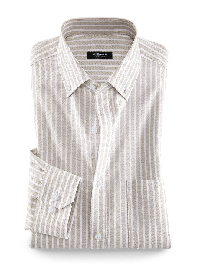 Softcotton-Hemd Rhombenstreifen Softcotton-Hemd Rhombenstreifen