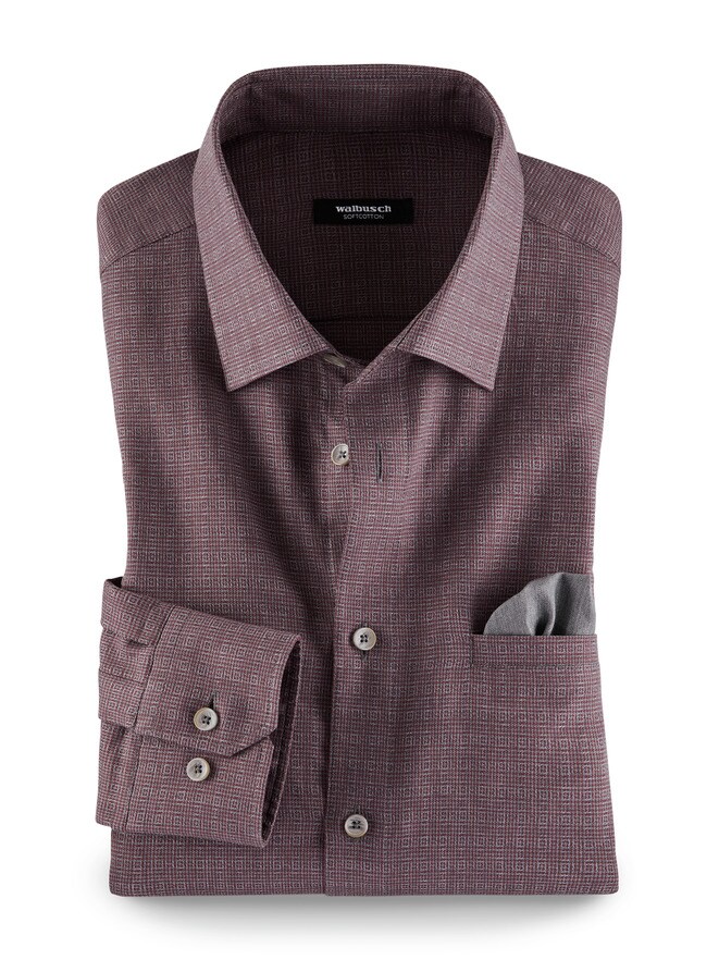 Softcotton-Hemd Karree-Struktur Softcotton-Hemd Karree-Struktur