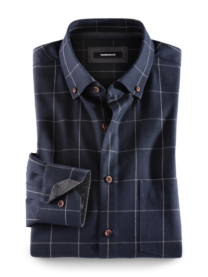 Flanell-Hemd Cashmere-Blend Flanell-Hemd Cashmere-Blend