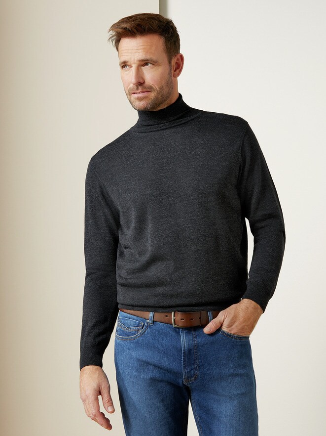 Merino-Mix Rollkragen-Pullover Merino-Mix Rollkragen-Pullover
