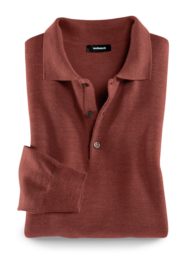 Merino-Mix Polo-Pullover Merino-Mix Polo-Pullover