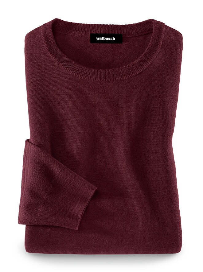 Merino-Mix Rundhals-Pullover Merino-Mix Rundhals-Pullover