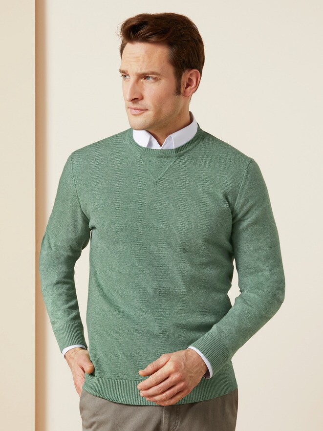 Reiskorn-Pullover Cottonblend Reiskorn-Pullover Cottonblend