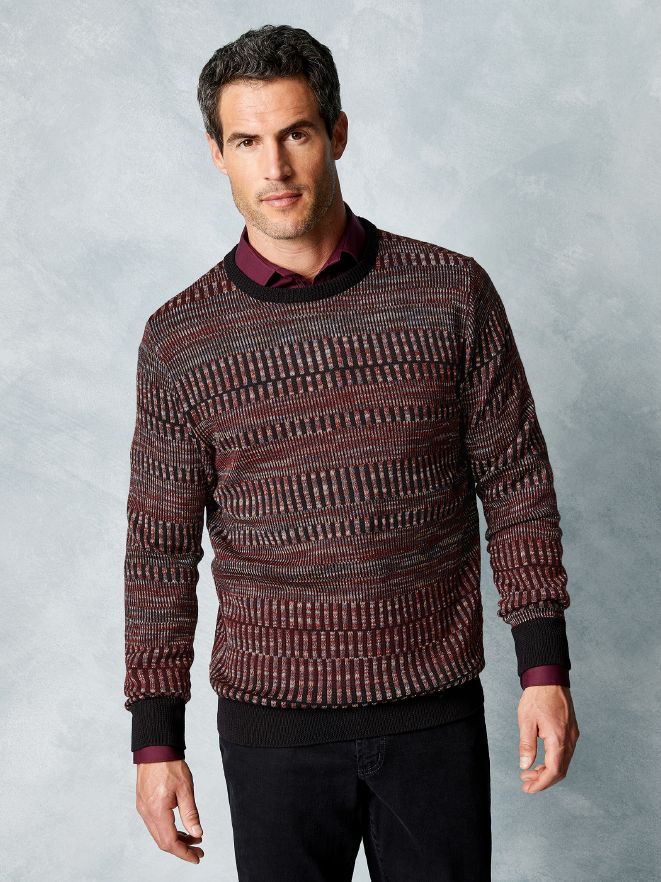 Jacquard- Pullover Farbklaviatur Jacquard- Pullover Farbklaviatur