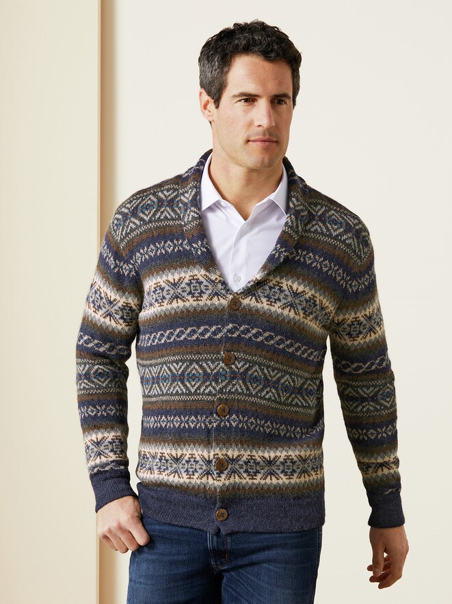 Alpaka Norweger Cardigan Alpaka Norweger Cardigan