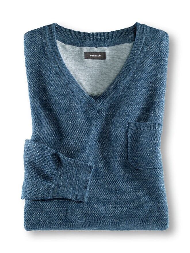 V- Pullover Flammengarn V- Pullover Flammengarn