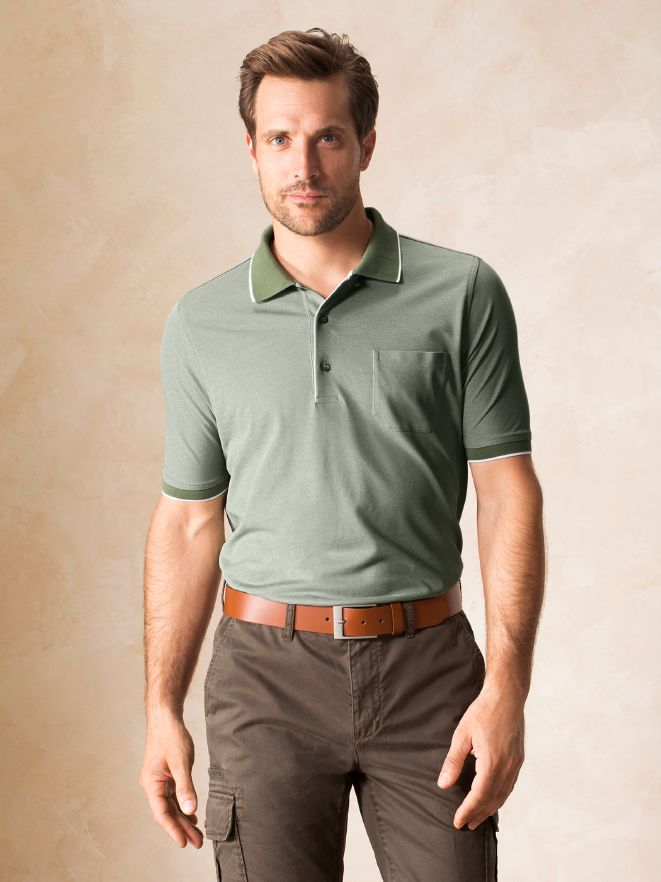 Extraglatt Polo Feinpique Extraglatt Polo Feinpique