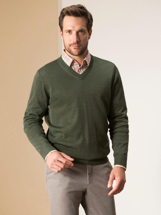 Merino- Mix V- Pullover Merino- Mix V- Pullover
