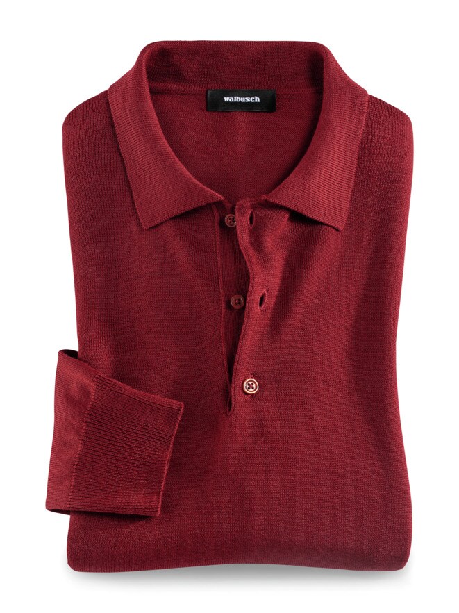 Merino-Mix Polo-Pullover Merino-Mix Polo-Pullover