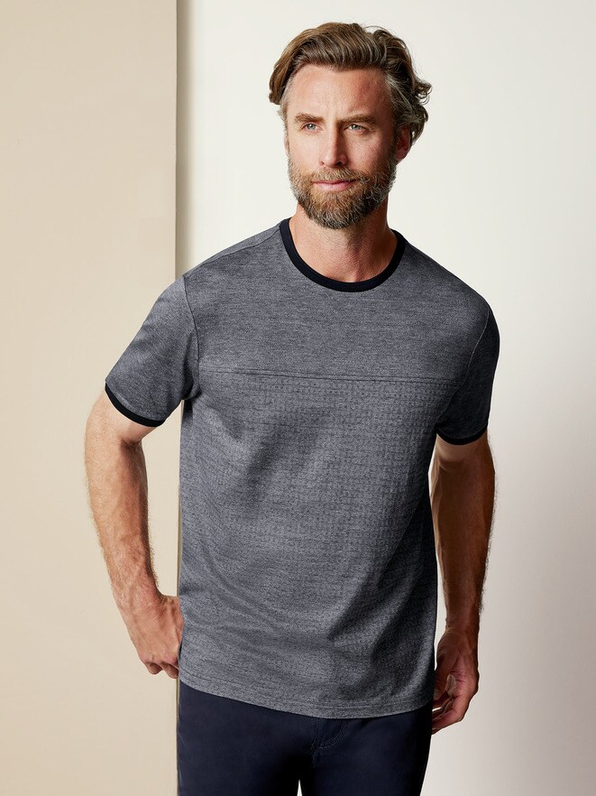 Jacquard- T-Shirt Shadow Jacquard- T-Shirt Shadow