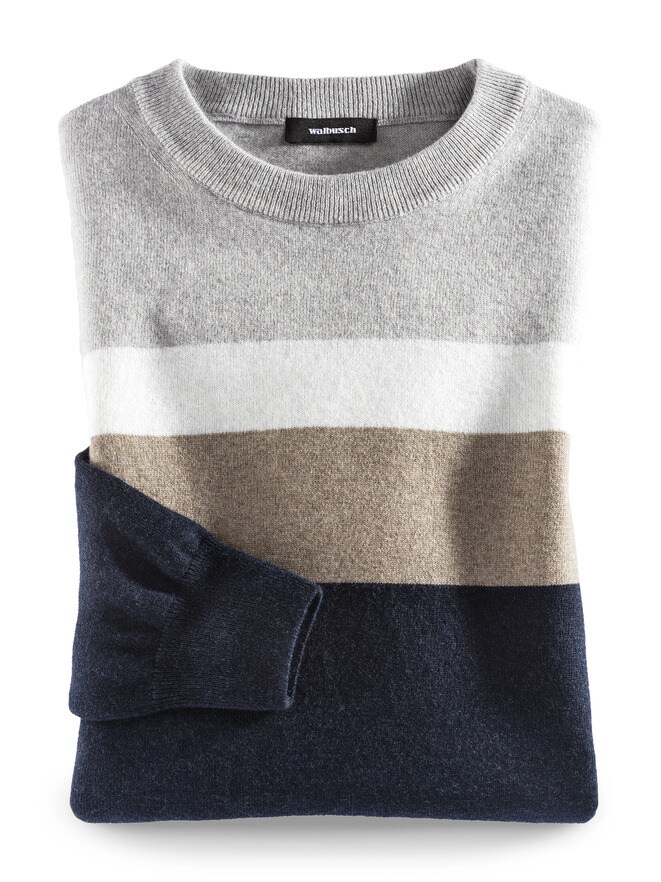 Streifenpullover Cashmere-Mix Streifenpullover Cashmere-Mix