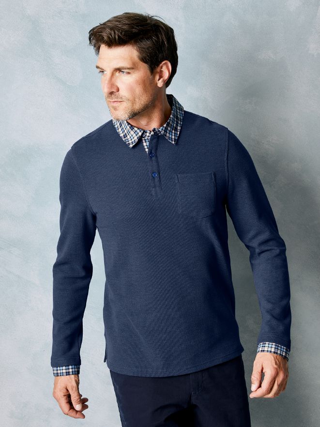 Hemd-Pullover 2 in 1 Hemd-Pullover 2 in 1