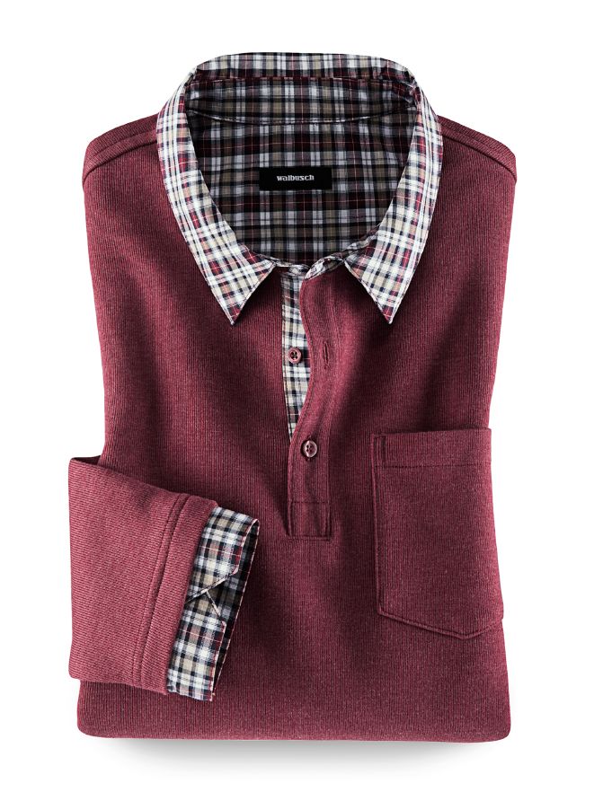 Hemd-Pullover 2 in 1 Hemd-Pullover 2 in 1