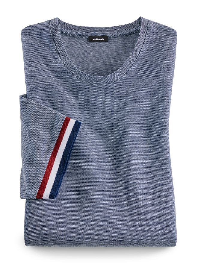 Rundhals T-Shirt Tricolore Rundhals T-Shirt Tricolore