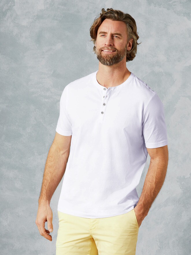Henley Shirt Kurzarm Henley Shirt Kurzarm